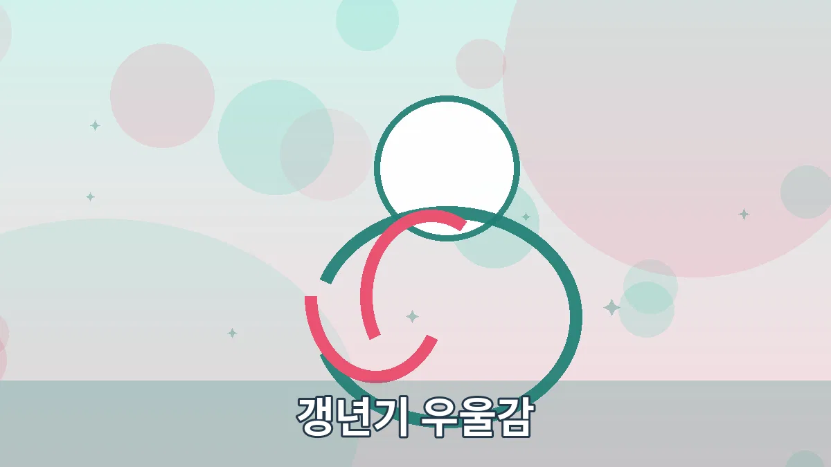갱년기 우울감 안내 이미지 2