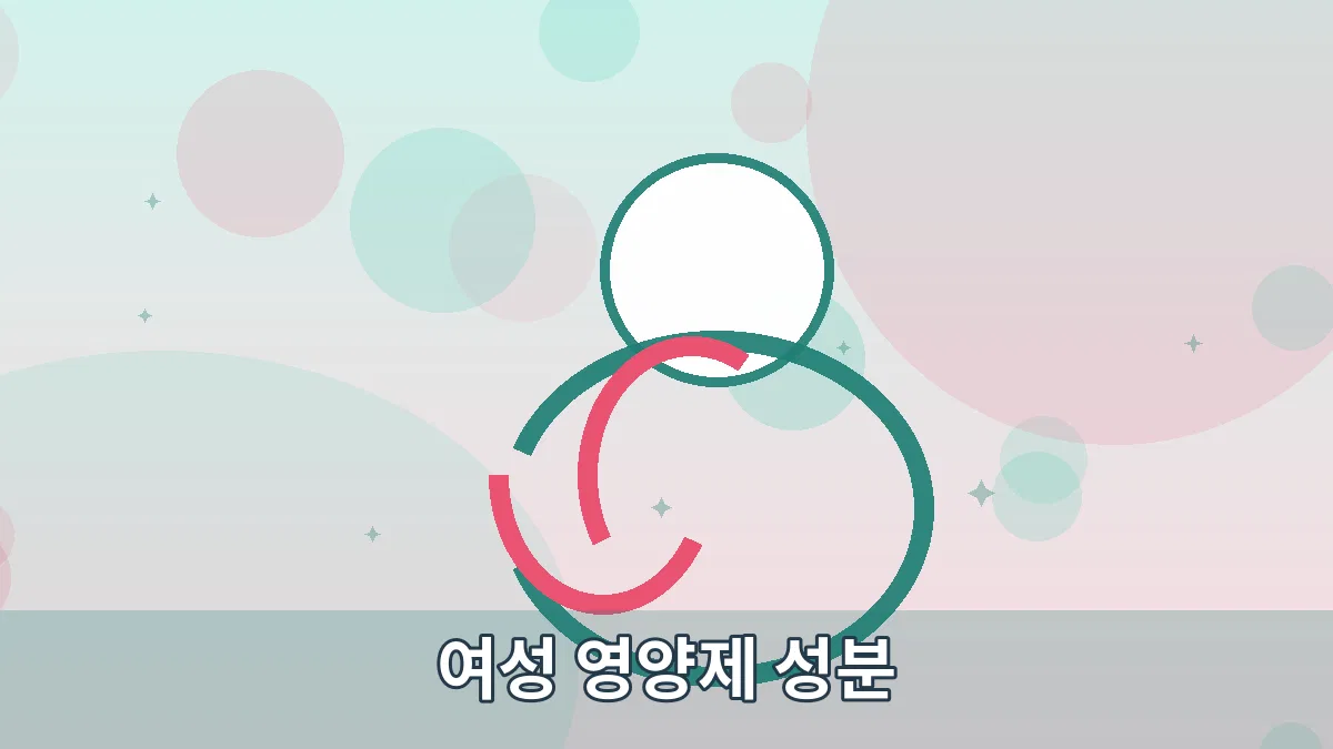 여성 영양제 성분 안내 이미지 2