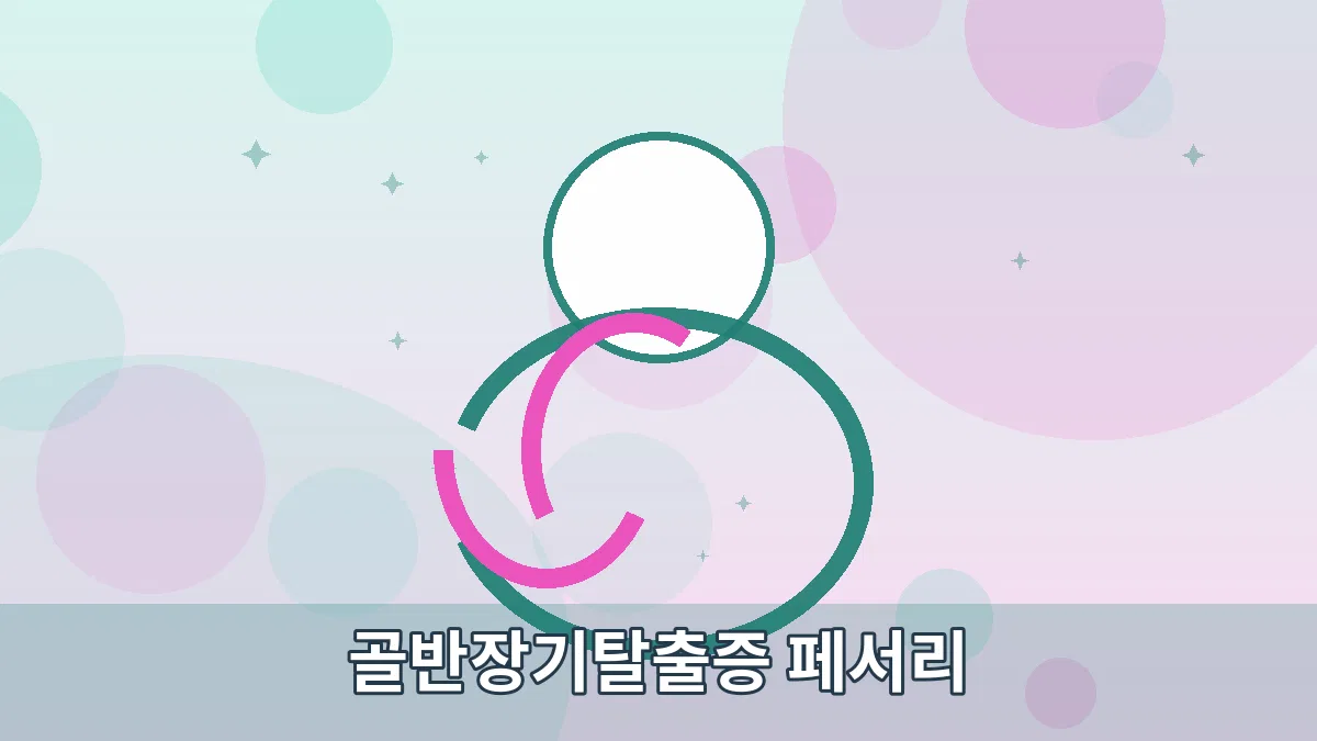 골반장기탈출증 페서리 안내 이미지 1
