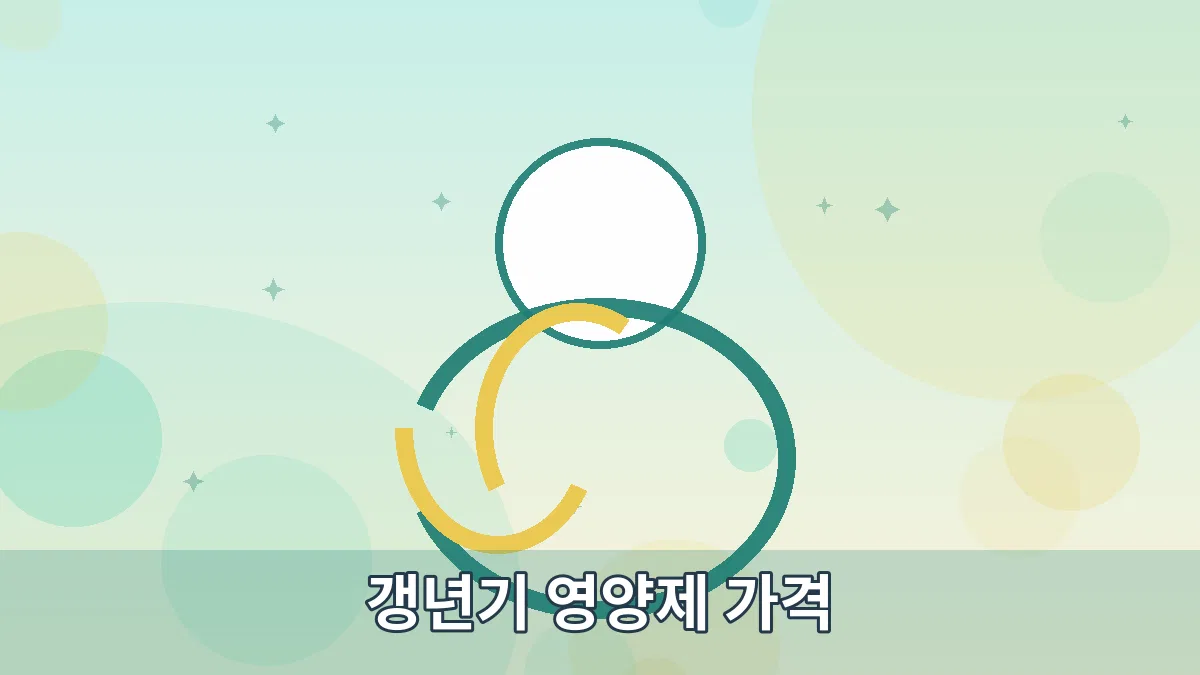 갱년기 영양제 가격 안내 이미지 4